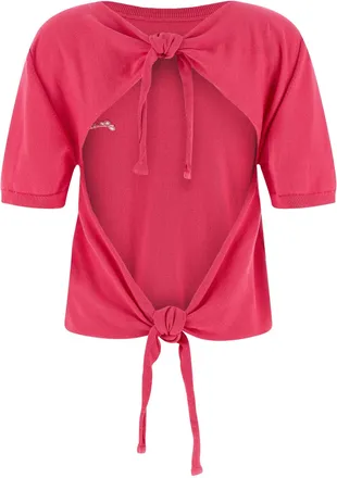 Ganni Bare Back Sweater - Pink