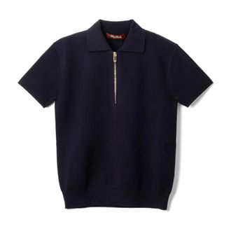Max Mara Teti Jumper - female - Max Mara - Polo Shirts - Blue - S - Tops