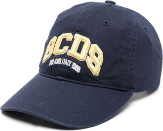 GCDS logo-embroidered baseball cap - unisex - Cotton - One Size - Blue