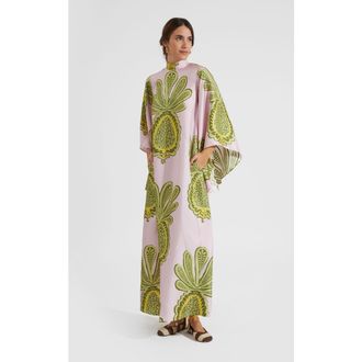 La DoubleJ Magnifico Dress Big Pineapple Pink at Nordstrom, Size 38 It