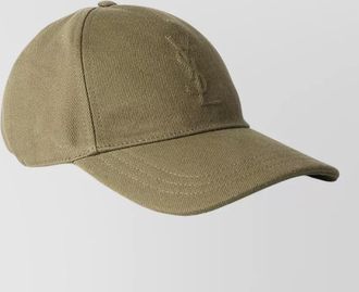 Saint Laurent cassandre curved brim five panel cap