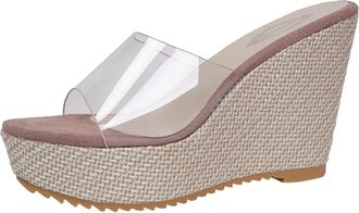 Generic Espadrille Sandals For Women Casual Wedge Platform Sandals Fashion Clear Sandal Elegant Open Toe Sandal Non Slip Walking Shoes Casual Shoes Trending S