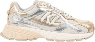 Karl Lagerfeld Schoenen, Dames, Veelkleurig, 39 EU, Leer, Orion Sneakers