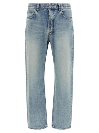 Saint Laurent Light Blue Mid Rise Jeans