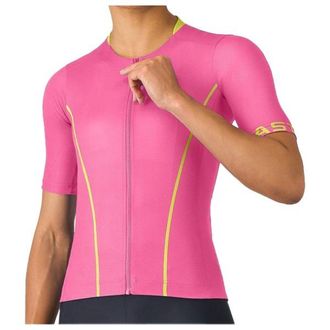 Castelli Anima Flow Jersey Velotrikot f&uuml;r Damen | rosa