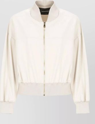 Fabiana Filippi short jacket high collar long sleeves