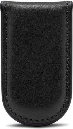 Bosca Old Leather Collection - Magnetic Money Clip Mens Wallet Black Leather