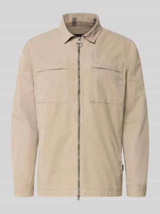 Barbour Regular Fit Hemdjacke aus reiner Baumwolle Modell GLENDALE in Beige, Gr&ouml;&szlig;e XXXL