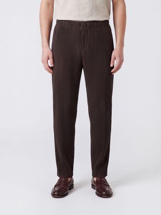 Homme Pliss&eacute; Issey Miyake Homme Pliss&eacute; Issey Miyake Slim Fit Pleated Technical Fabric Trousers