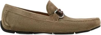 Ferragamo Brown Suede Loafers