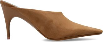 Balenciaga Mules de tac&oacute;n Duchesse - Shoes - Mujer - Marr&oacute;n - 41 EU