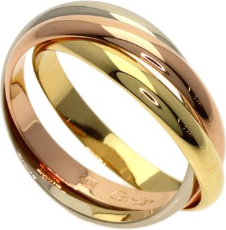 Cartier Trinity Yellow Gold (18K) Pink Gold (18K) White Gold (18K) Band Ring (Pre-Owned)