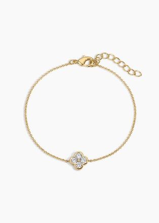 Electric Picks Mini Camilla Clover Bracelet in Gold at Nordstrom