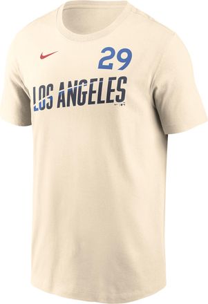 Nike Tarik Skubal Los Angeles Dodgers City Connect Nike Mens MLB T-Shirt in Brown | N19915ALD9-QMM
