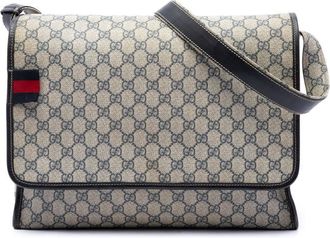 Gucci Pre-owned Gucci GG Supreme Web Messenger Bag Unisex 4C6DPQ4JVZ64FYKY