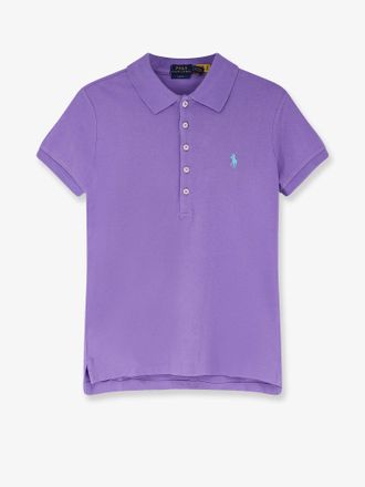 Ralph Lauren Polo in misto cotone con logo ricamato - POLO RALPH LAUREN - gender_Woman