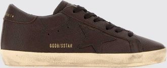 Golden Goose Sneakers Super-Star in pelle a grana con effetto used
