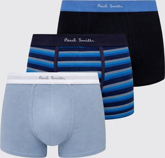 Paul Smith Set di tre boxer in cotone stretch con logo jacquard