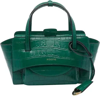 Hidesins Green Flap Handbag