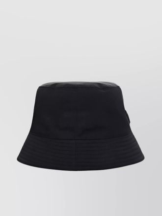 Prada nylon stitched brim bucket hat