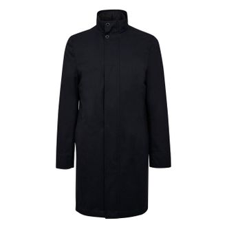 Ted Baker Erolson Mantel met trechterhals in Navy