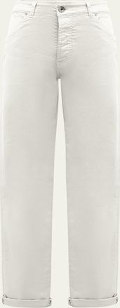 Brunello Cucinelli Mens Bull Denim Skinny-Fit Pants