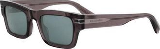 Bulgari Authentieke B.Zero 1 Bril- Premium Kwaliteit - Heren - Zonnebrillen - Blauw - 50 MM - Accessoires