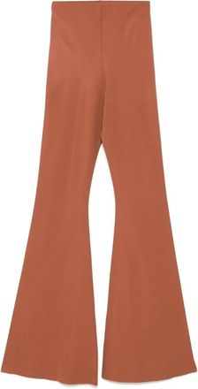 Rick Owens Bolan Broek - Dames - Wijde Broeken - Oranje - M - Katoen - Broeken