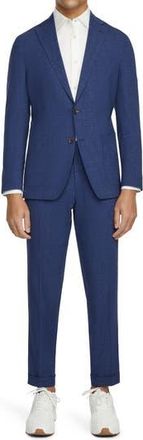 Jack Victor Hampton Unconstructed Wool Blend Sport Coat in Blue at Nordstrom Rack, Size 38 Short