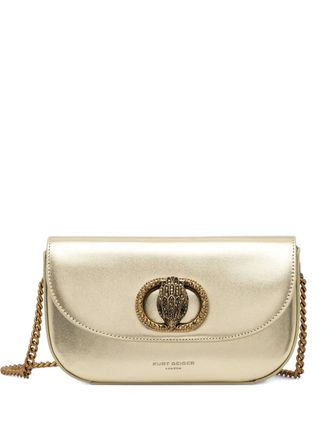 Kurt Geiger Eagle Head chain cross body bag - women - Leather/Polyurethane - One Size - Gold