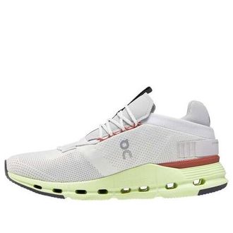 On Running Cloudnova White Limelight 26.98493