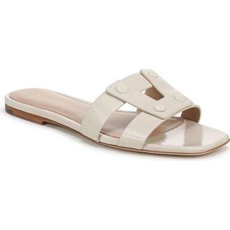 Veronica Beard Via Slide Sandal in Ecru at Nordstrom, Size 5.5