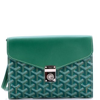 Goyard Chypre Wallet on Strap Coated Canvas with Leather