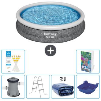 Bestway Piscina Bestway Fast Set Redonda - 366x76 Cm - 7-piezas S318