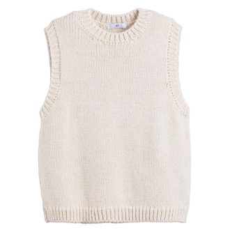 La Redoute Collections Trui zonder mouwen, ronde hals