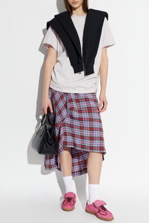 Vivienne Westwood T-shirt With Logo Patch, Womens, Purple