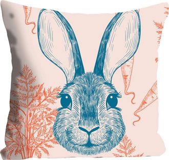 Queence Dekokissen »Putu« mit einem freundlichen Häschen