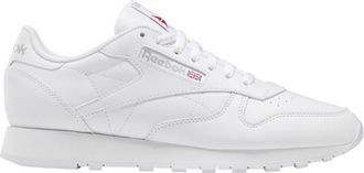 Reebok Mens Classic Leather - Running Shoes White/Pure Grey/White Size 10.0