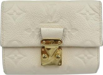 Louis Vuitton Pre-owned Wallets, female, Beige, Size: ONE SIZE Pre-owned Canvas Wallet