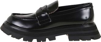 Alexander McQueen (WMNS) Alexander McQueen Wander Leather Loafers Core Black 685690WHZ851081