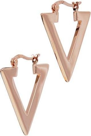 Savvy Cie Jewels Arrow Hoop Earrings in Pink at Nordstrom Rack