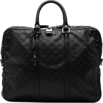Gucci Pre-owned Gucci ssima Business Bag Unisex ZF61E0WLT8SXXPQL