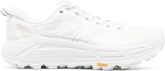 Hoka One One Witte Sneakers Lichtgewicht Speed Frame Constructie - Heren - Hardloopschoenen - Wit - 42 EU - Fitness