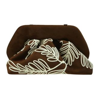 Themoir&egrave; Bios Medium Clutch - Dames - Tassen - Bruin - Maat: ONE Size Zijde