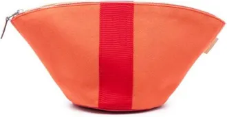 Herm&egrave;s Vintage, unisex, Oranje, ONE Size, Pre-owned Canvas Pouch