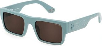 Police SPLL12 GOTH 1 0M81 Mens Sunglasses Blue Size 54