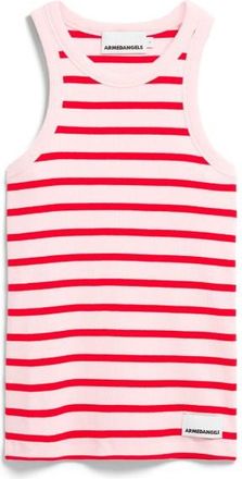 Armedangels Kanitaa Stripes Top f&uuml;r Damen | rosa