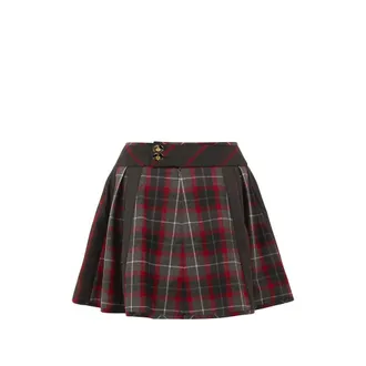 Vivienne Westwood Bell Tartan Mini Skirt