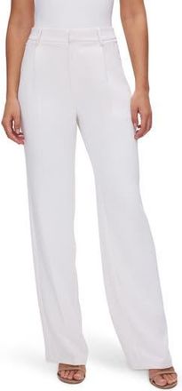 Good American Luxe Suiting Column Wide Leg Trousers in Ivory001 at Nordstrom Rack, Size 10