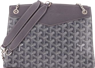 Goyard Structured Rouette Chain Shoulder Bag Coated Canvas PM
